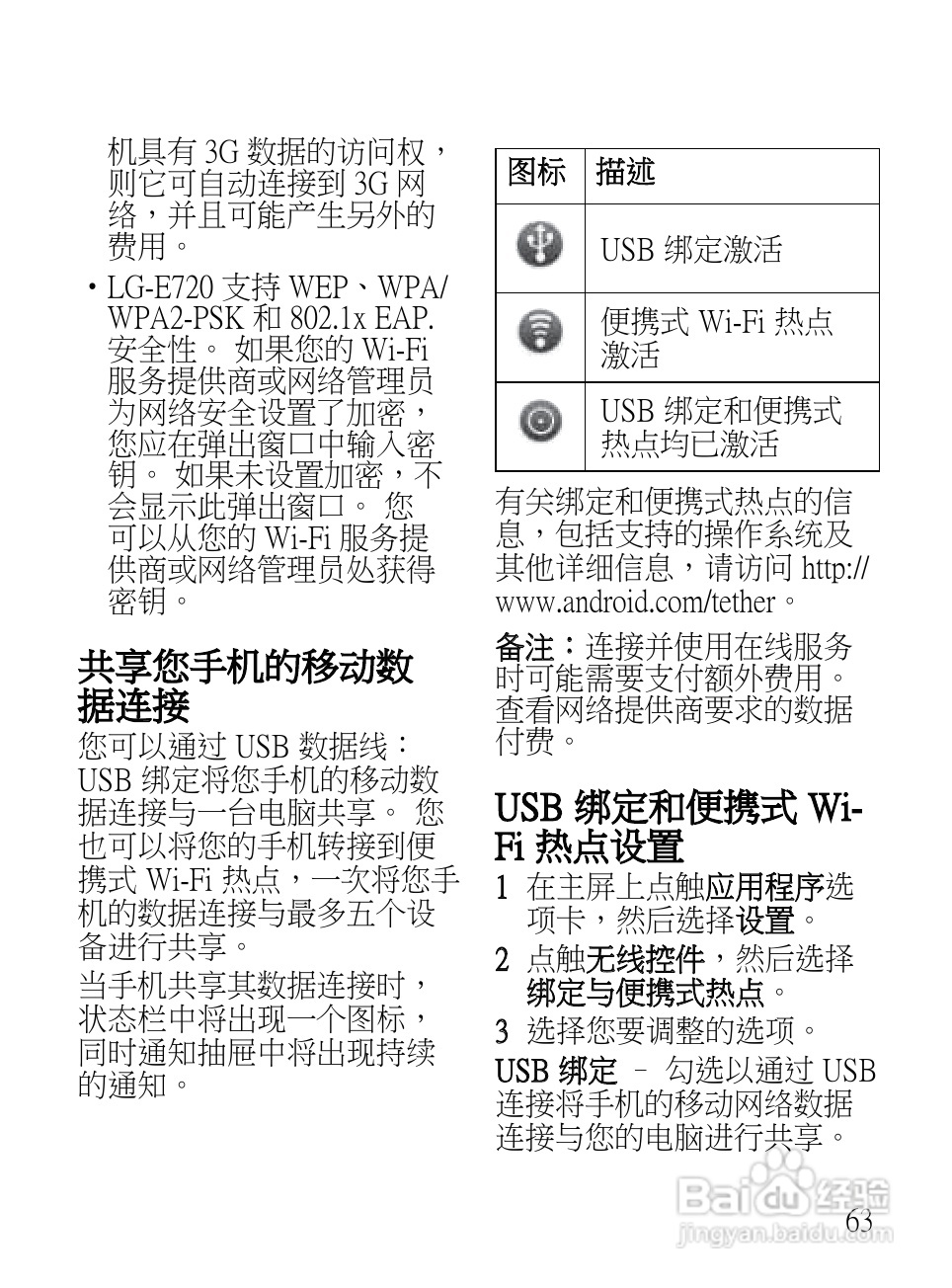 LG LG-E720手机使用说明书:[15]