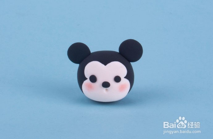 米老鼠饭团粘土制作教程