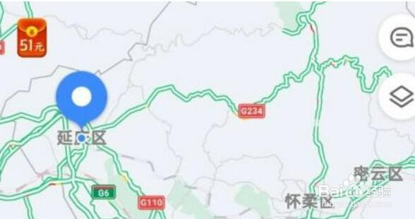 高德地图怎么看地形