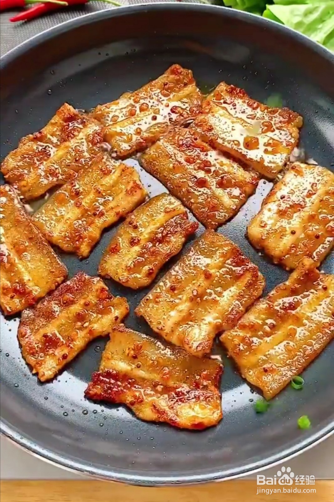 煎香辣五花肉的做法