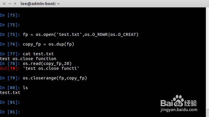 Python库详解之os库(续1)