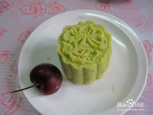 甜点清香蚕豆糕