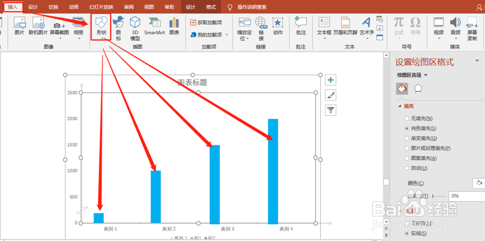 PPT 2019如何制作闪电图表？