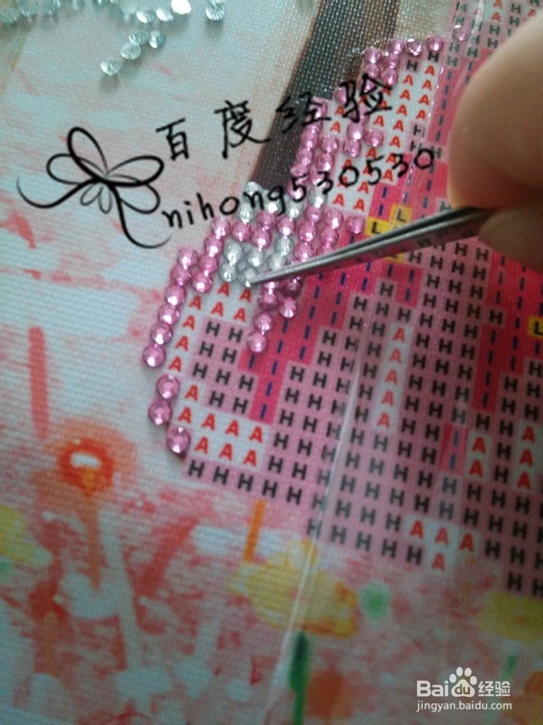 钻石画怎么贴钻?钻石画制作的过程?