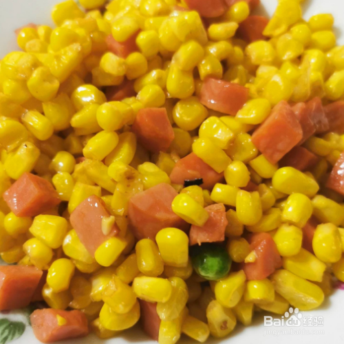 玉米粒炒鸡蛋的做法