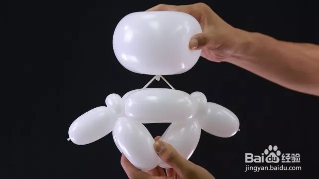 如何用气球做大白