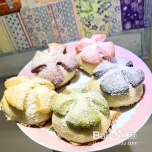 椰蓉五彩风车椰浆豆沙面包的做法