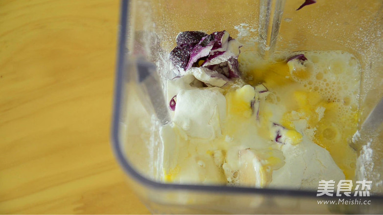 紫甘蓝卷饼的做法