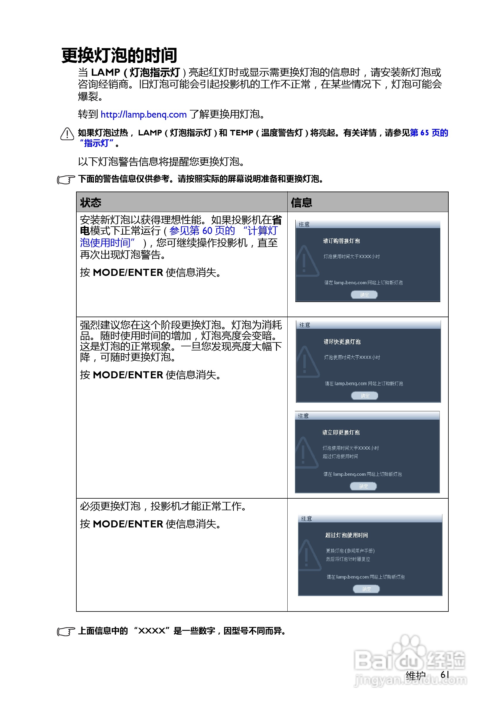 明基MP780ST+投影机使用说明书:[7]