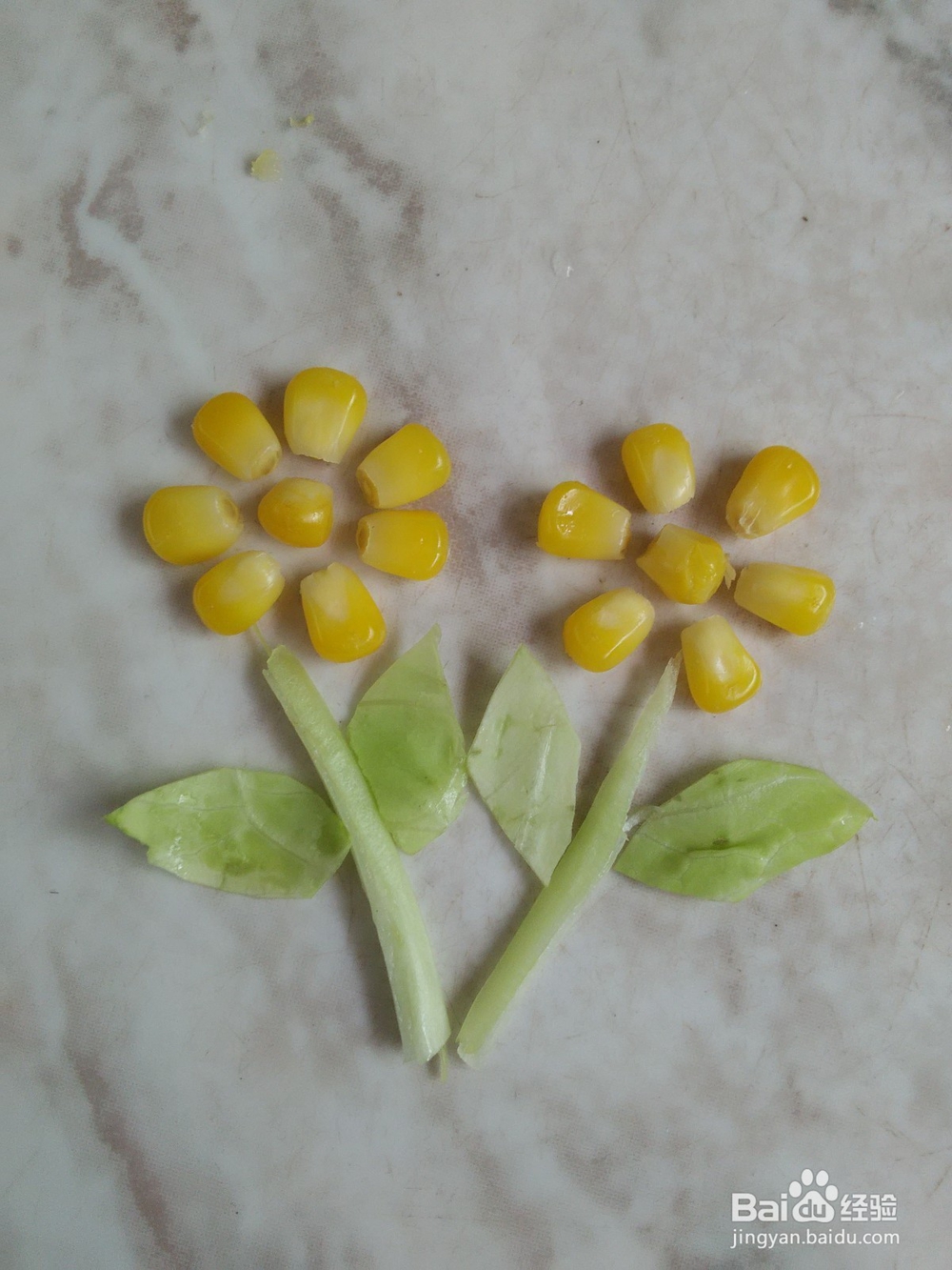玉米洋白菜怎么做花朵