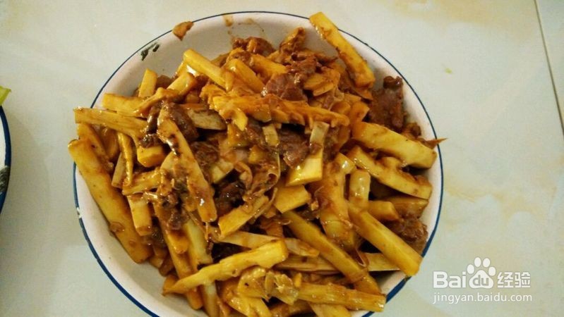 竹笋炒牛肉的制作方法