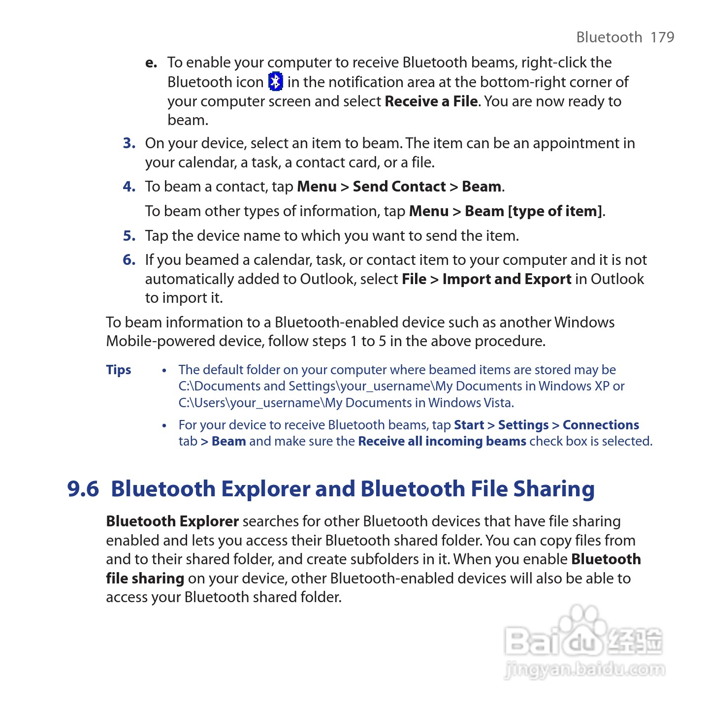 HTC Touch Cruise手机说明书:[18]