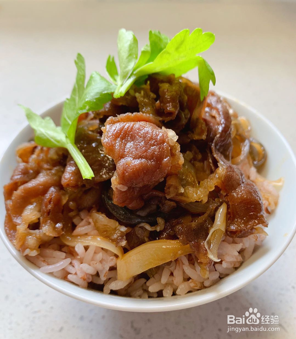 牛肉盖饭配方