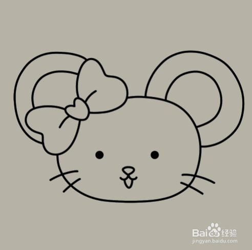 如何手工画老鼠的简笔画？