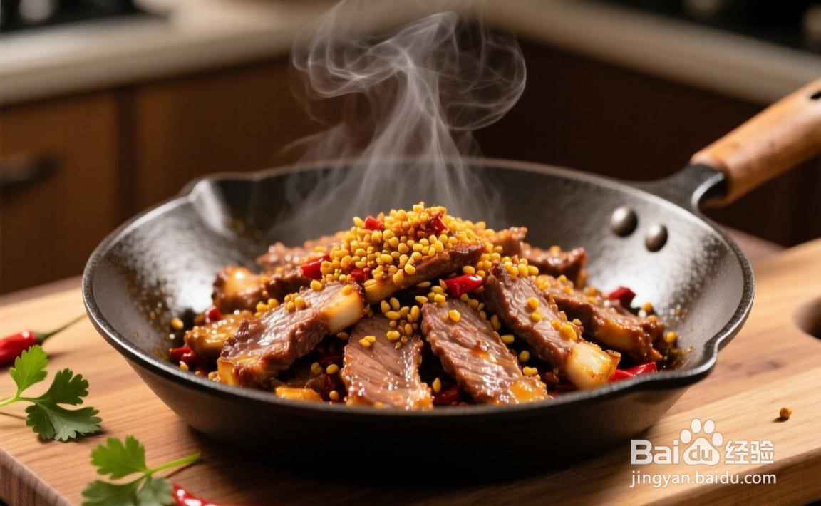 家常爆炒孜然羊肉