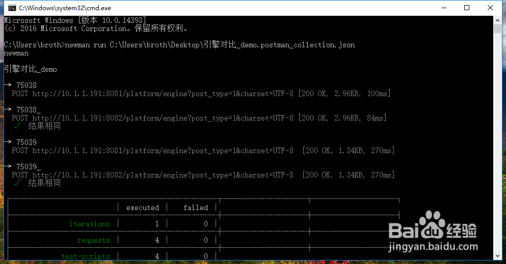 Newman在Windows下闪退问题