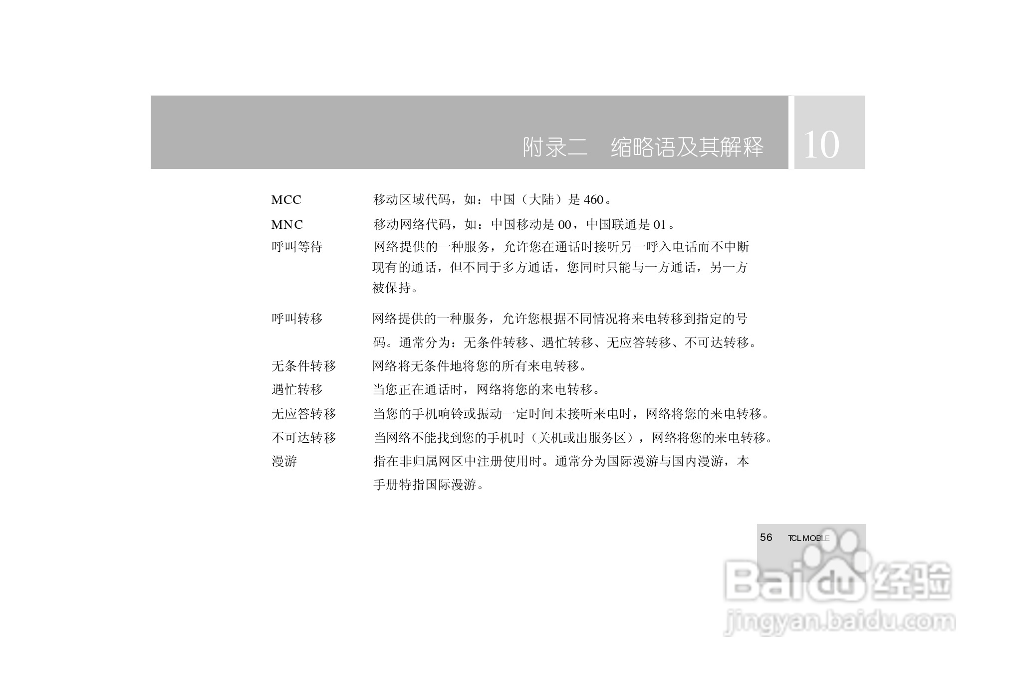 TCL 3588手机使用说明书:[6]