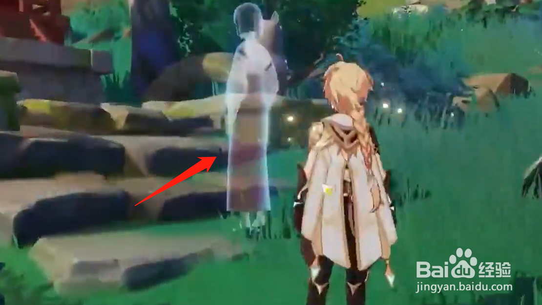 原神在荒废神社中继续调查第三个人影在哪