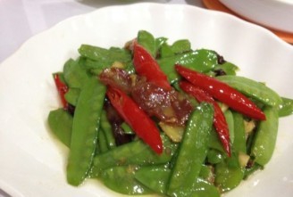 腊味炒荷兰豆