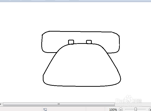 怎么用画图工具画电话？