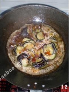 甜蒜肉丁烧茄龙