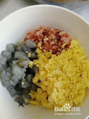 食补养生韭菜虾仁鸡蛋三鲜馅儿饺子