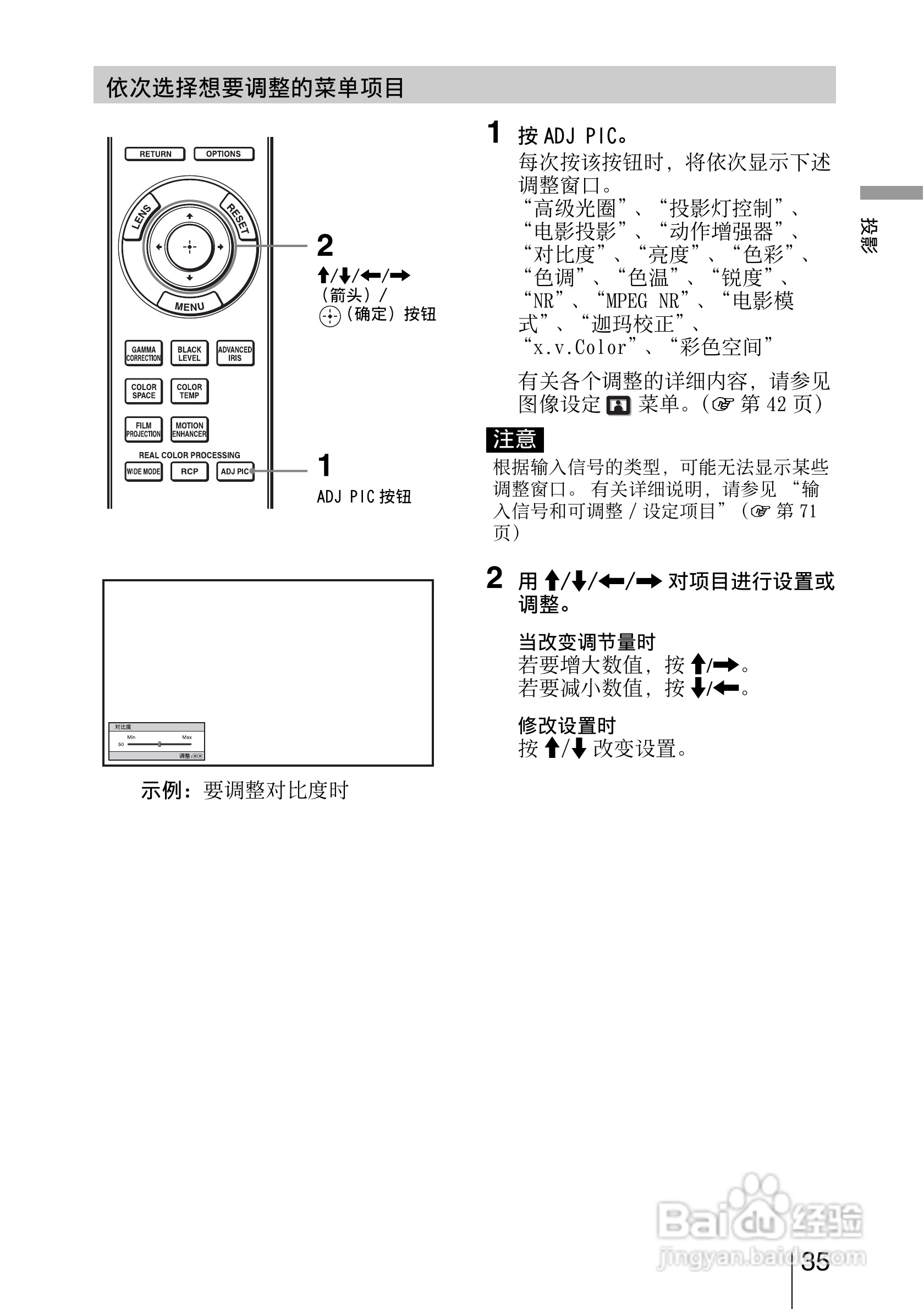 SONY索尼VPL-VW85投影机使用说明书:[4]