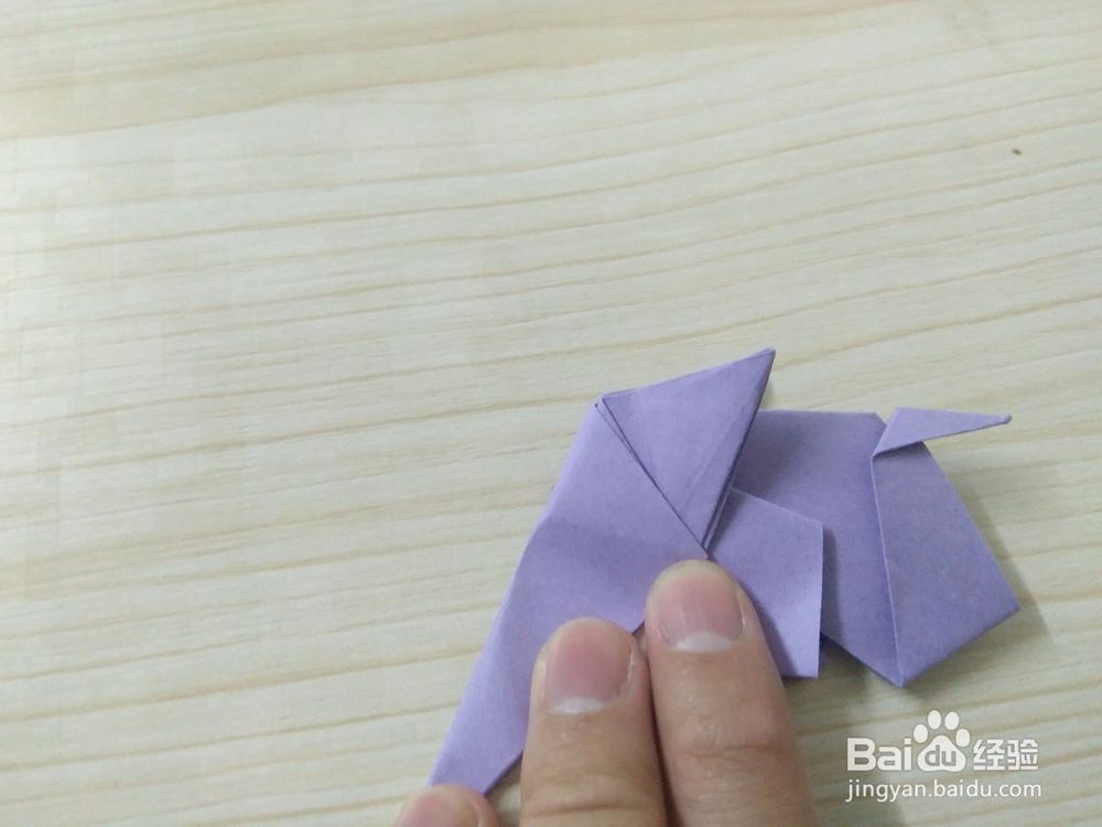 折纸大象_大象怎么折