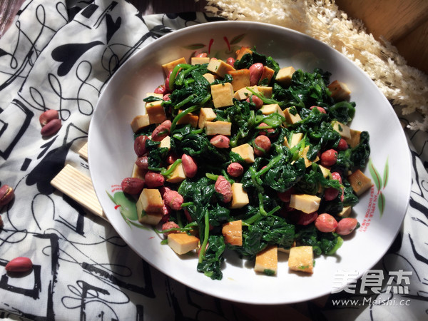 凉拌菠菜的做法