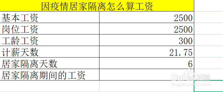 因新冠肺炎隔离不能上班工资怎么算
