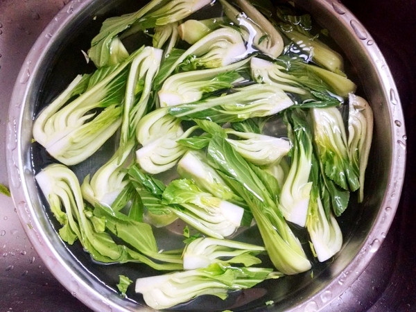 韭黄香菇上海青