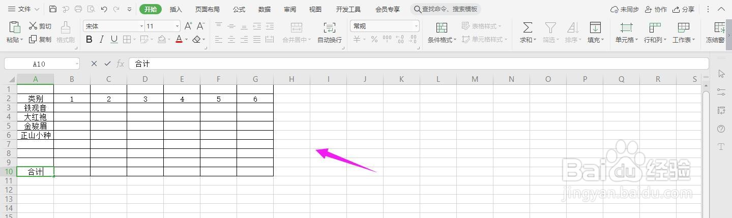 茶叶店财务报表Excel文档
