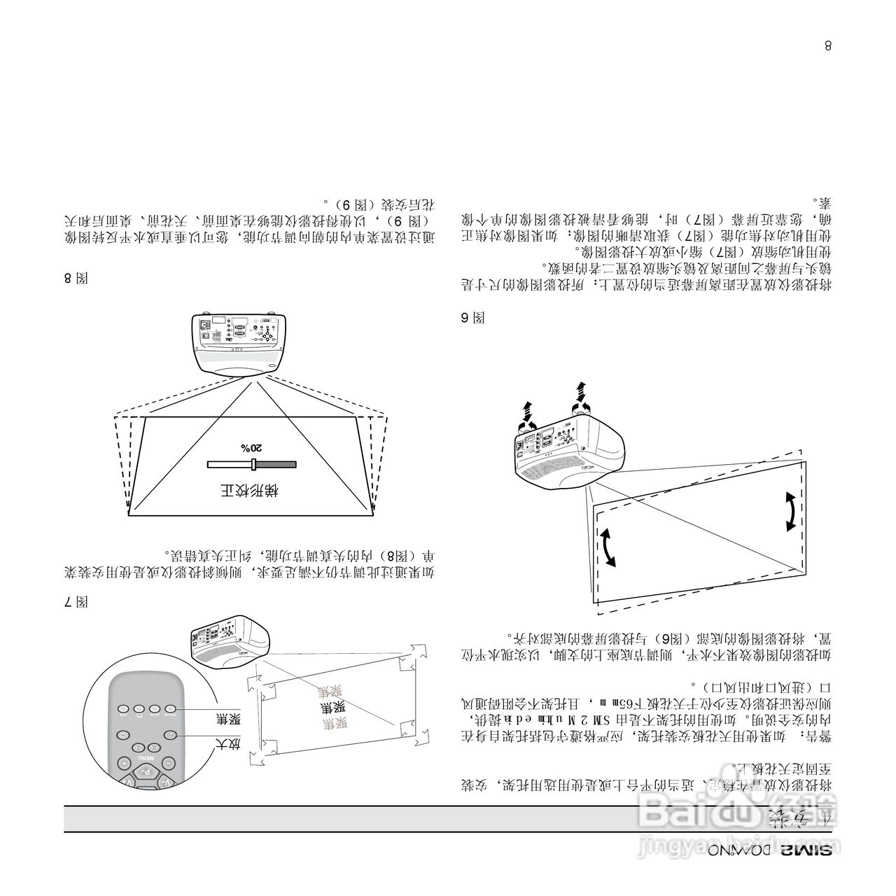 SIM2 D80 投影机说明书:[7]