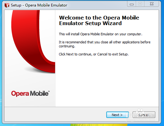 如何使用opera mobile模拟器安装和测试APP项目