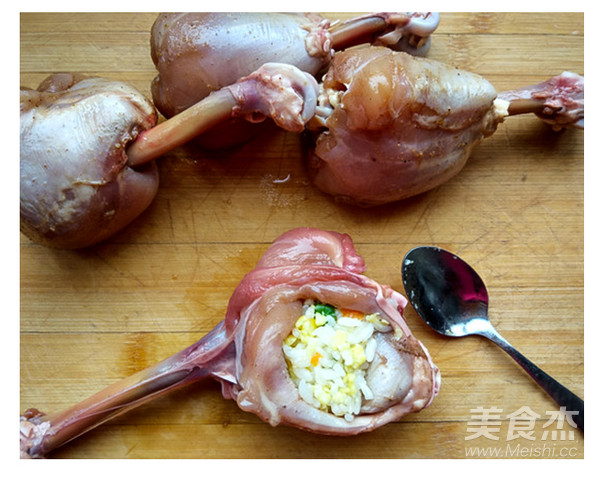 黄金烤鸡腿包饭