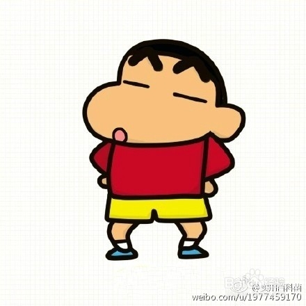 【简笔画蜡笔小新】