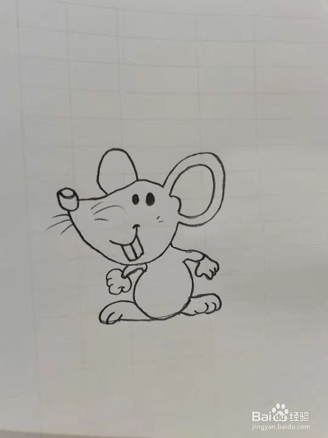 如何画老鼠的简笔画