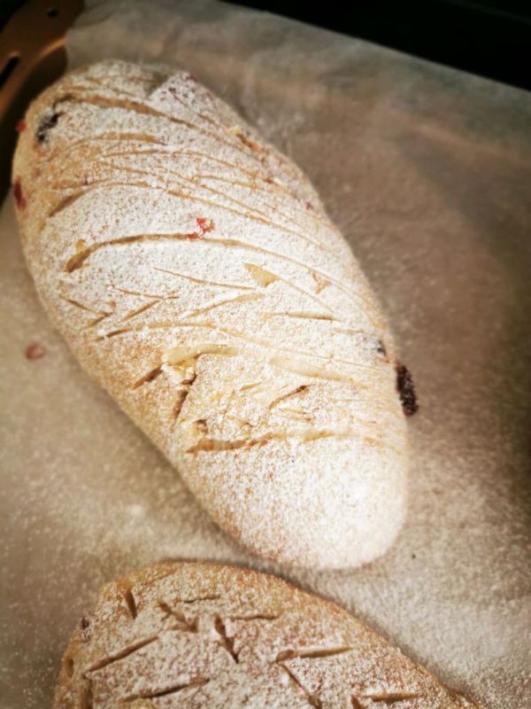 蔓越莓核桃红糖软欧