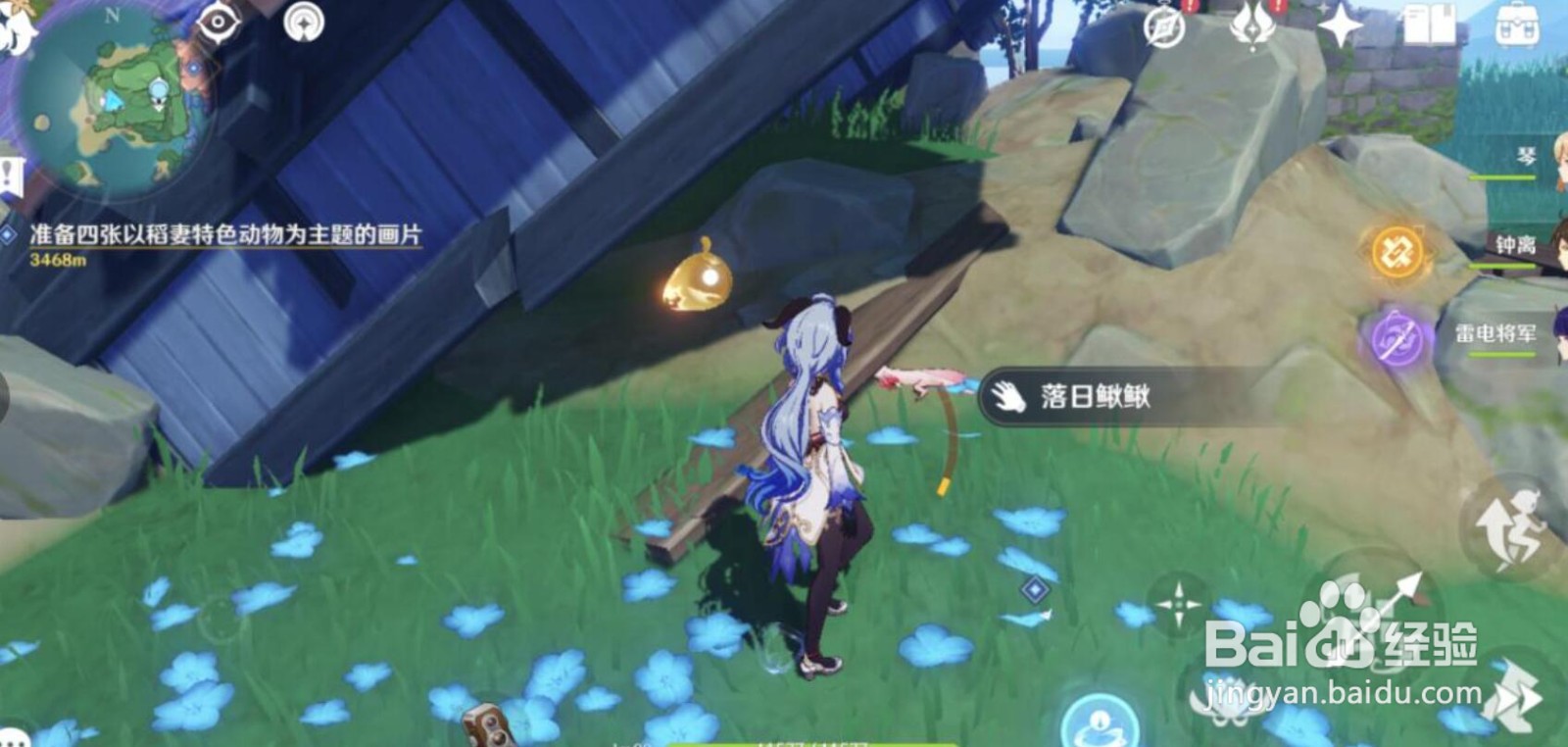 原神稻妻特色动物拍照位置一览