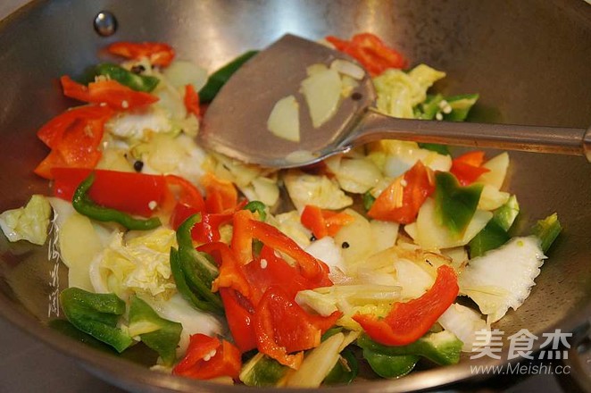 椒香土豆片的做法