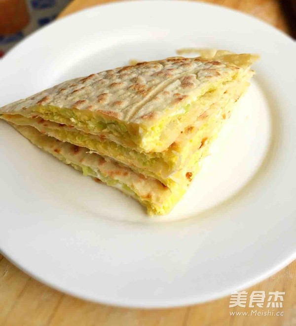 西胡芦鸡蛋菜饼