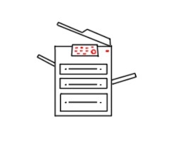 简笔画---怎么画复印机