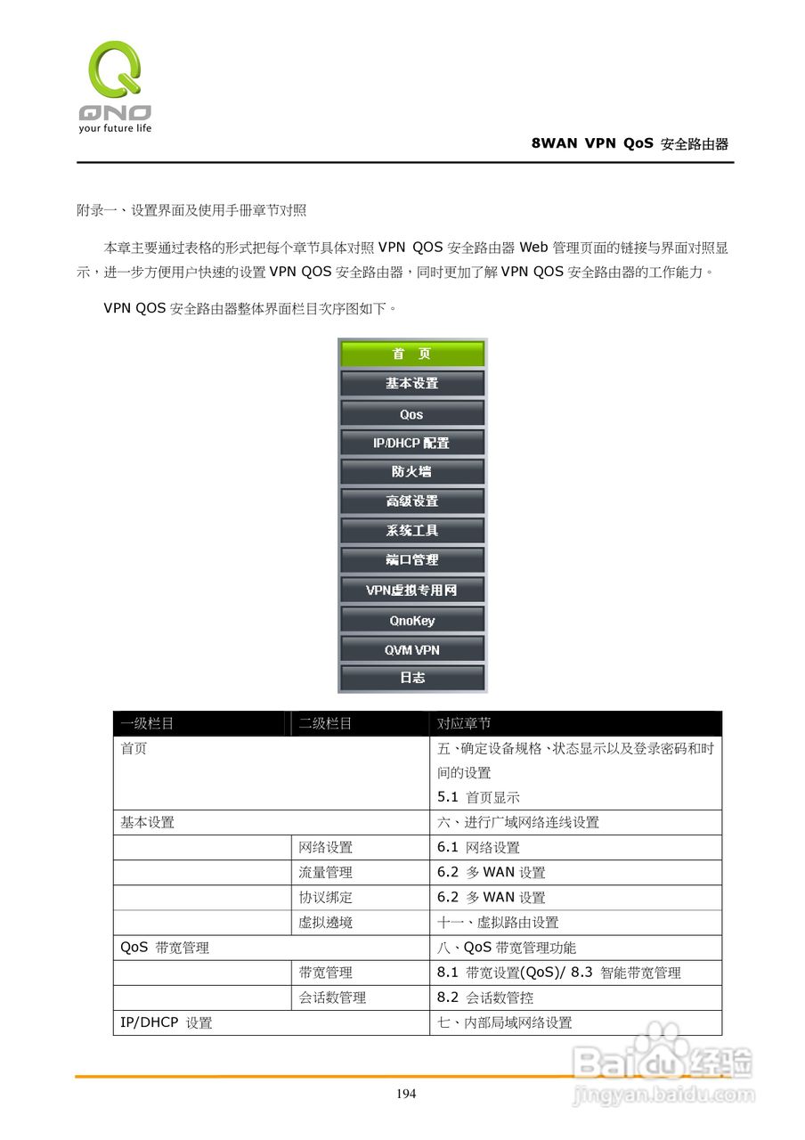侠诺QVM1250路由器使用说明书:[20]