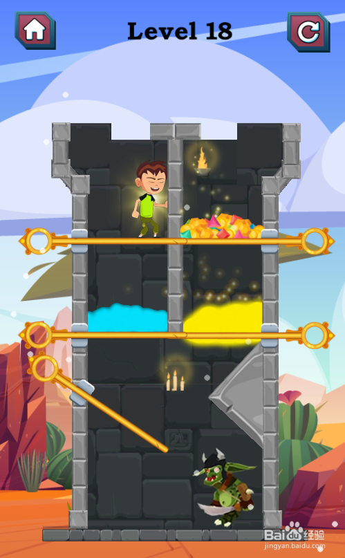 Super Hero Ben10的Level 18如何通关