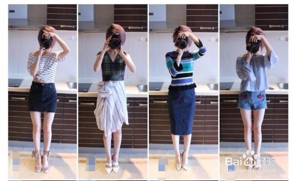 夏季夏短T、短裙搭配规则，女生们穿衣搭配细节