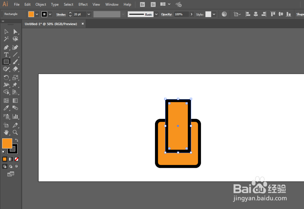 如何用ILLUSTRATOR绘制UI锁头标识