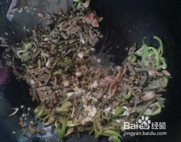 教你做肉末炒枯豆角