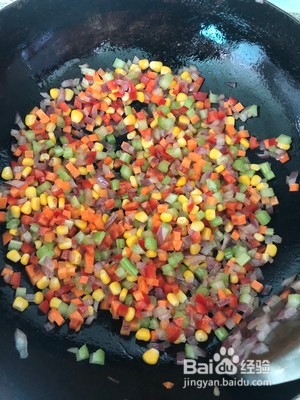 三文鱼炒饭的做法