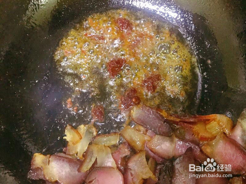 腊肉炒菜合集的做法