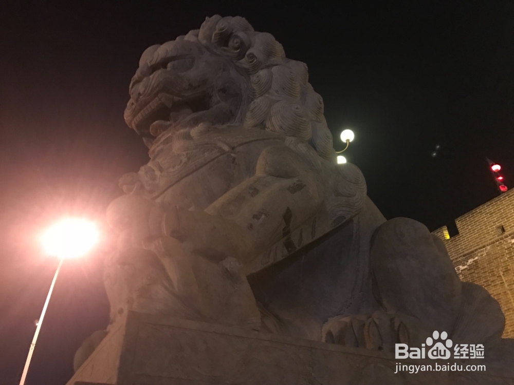 怎样拍摄石狮子